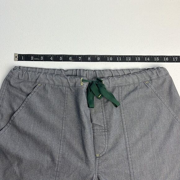 Figs Cairo Straight Leg Graphite Gray Cargo Pants Elastic/Tie Waist Scrubs S - Picture 7 of 11